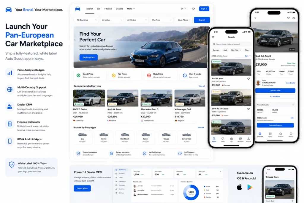 Autoscout Clone — product screenshot