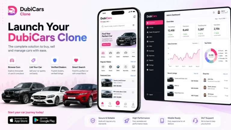 DubiCars Clone — Launch Car Buying & Selling Platform Like DubiCars