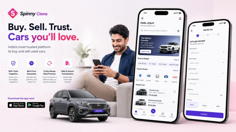 Spinny Clone — Buy Old Car Selling Marketplace Like Spinny