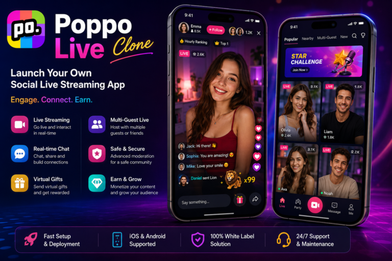 Poppo Live Clone — When To Choose Poppo Over BIGO For Your Live Streaming Launch