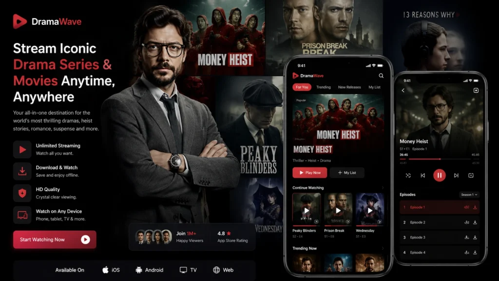 DramaWave Clone — Buyer’s Evaluation Guide to White Label Short Drama Apps — product screenshot
