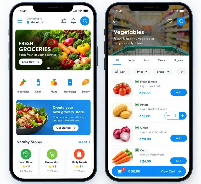 OneCart Clone — Buy White Label Multi-Store Grocery & Restaurant Delivery App
